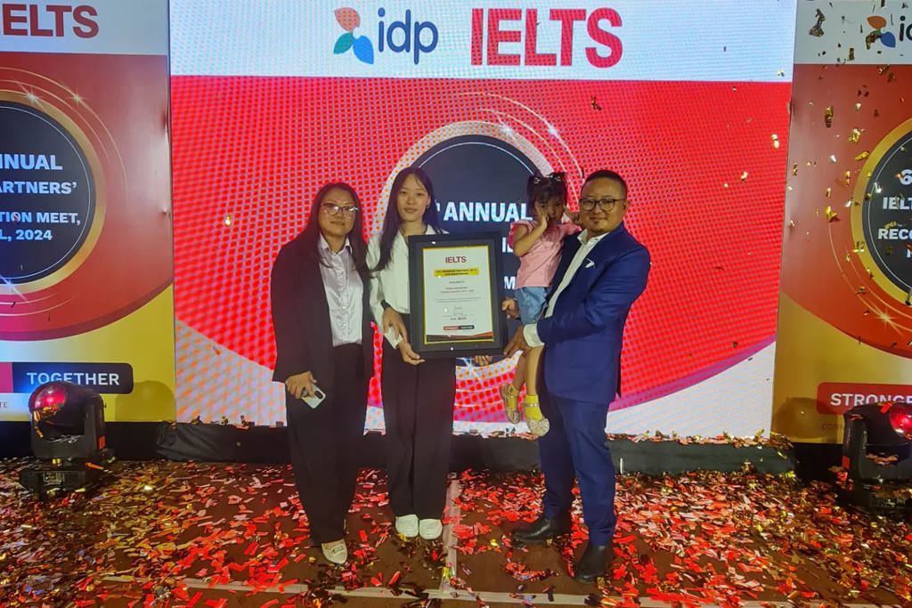 Celebrating 6 Consecutive Years of being Honored as the No. 1 IDP IELTS Business Partner in Eastern Nepal