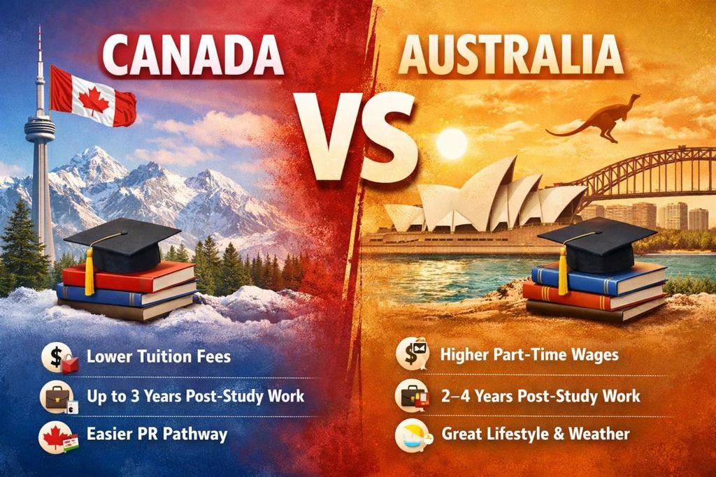 Study in Canada vs Australia: Which Is Better for Nepali Students?